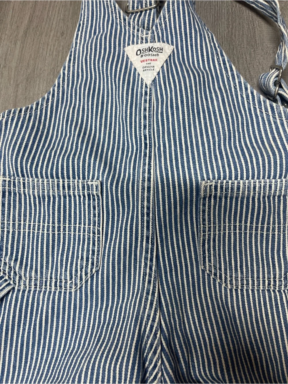 18 months Pin Stripe Short Oshkosh Overalls